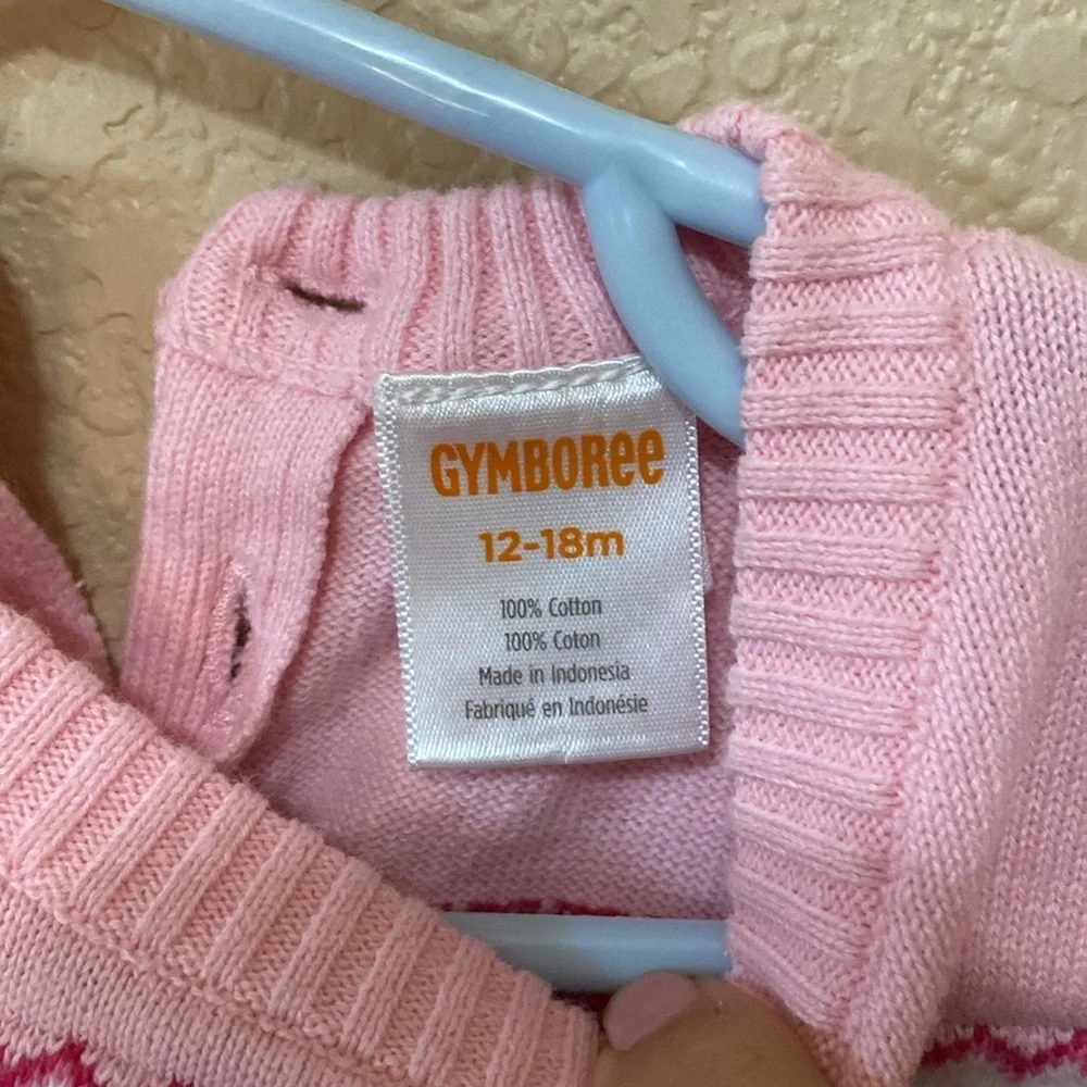 Baby Girls Gymboree Knit Cotton Dress Size 12-18M B4A - Picture 4 of 8